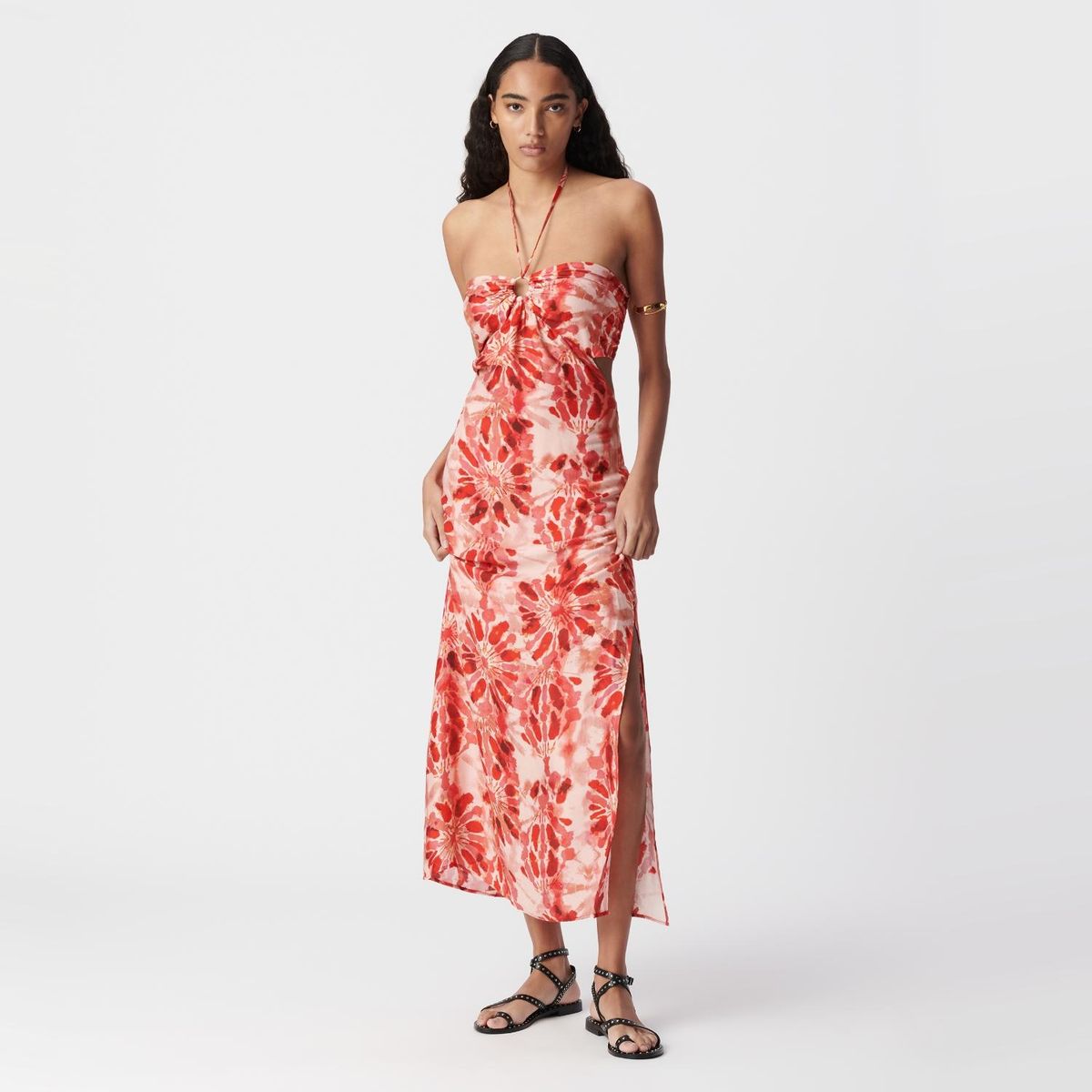 IKKS - Vestido Largo Estampado Mujer IKKS