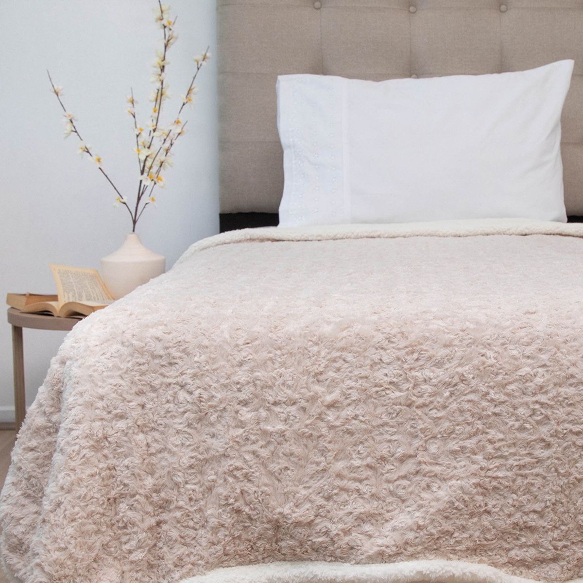 DORAL - Frazada Plush Sherpa Deluxe Doral