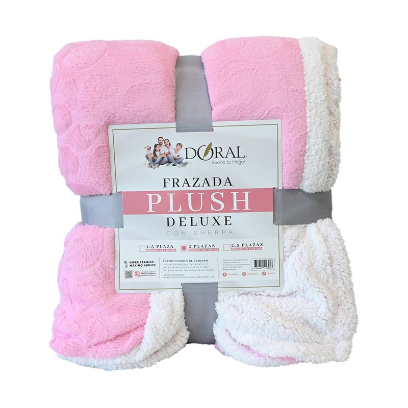 DORAL - Frazada Plush Sherpa Deluxe Doral