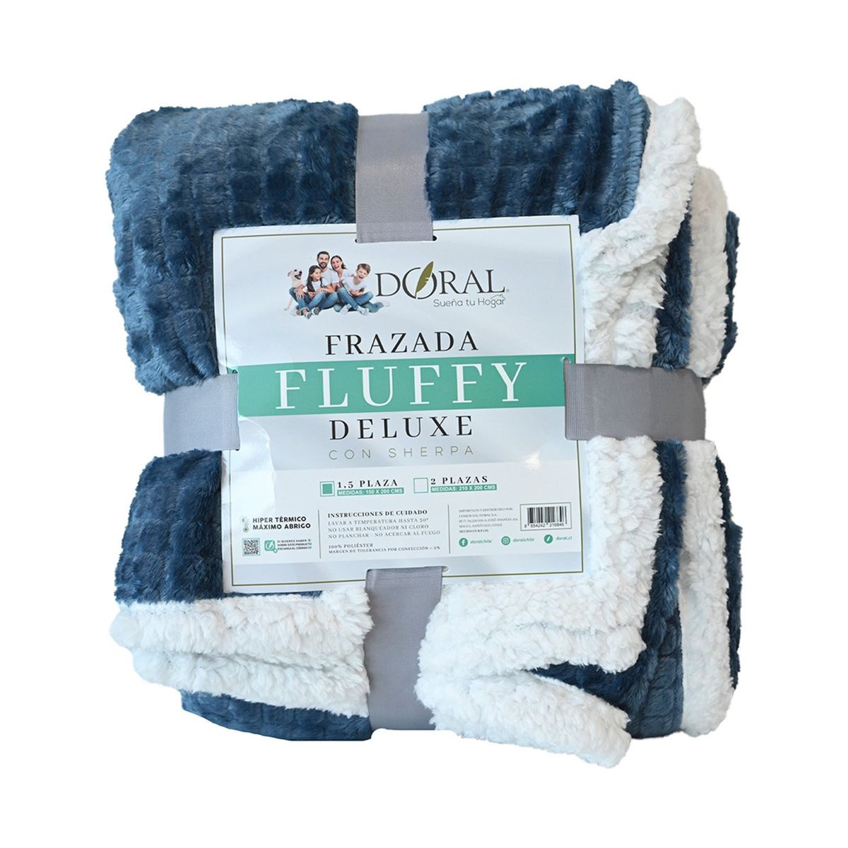 DORAL - Frazada Fluffly Sherpa Deluxe Doral