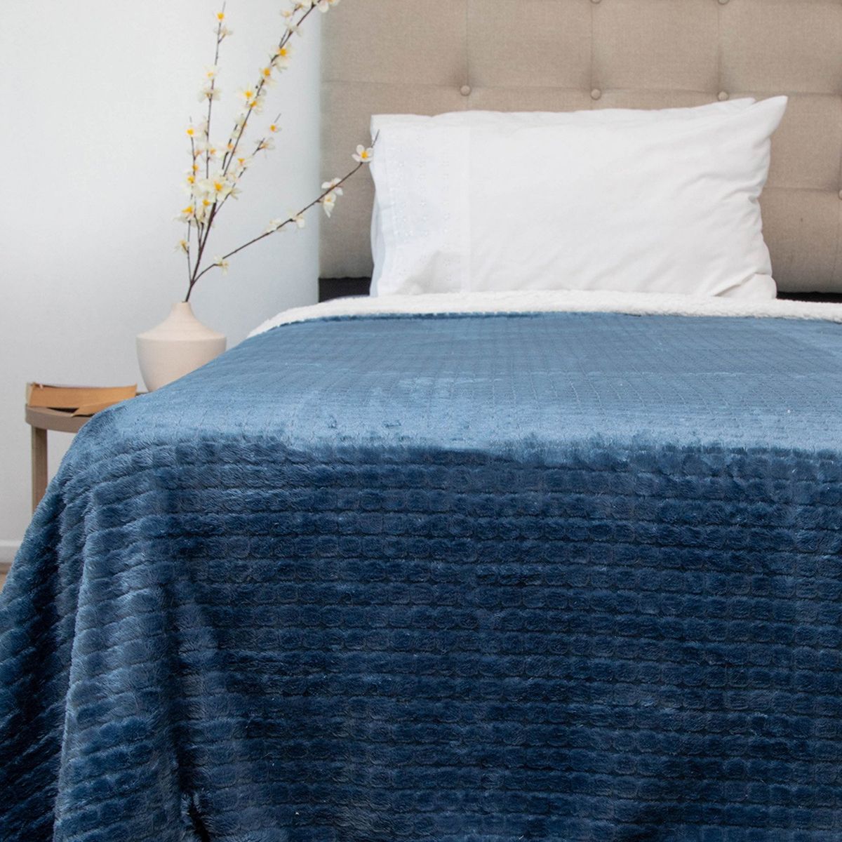 DORAL - Frazada Fluffly Sherpa Deluxe Doral