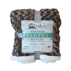 DORAL - Frazada Fluffly Sherpa Deluxe
