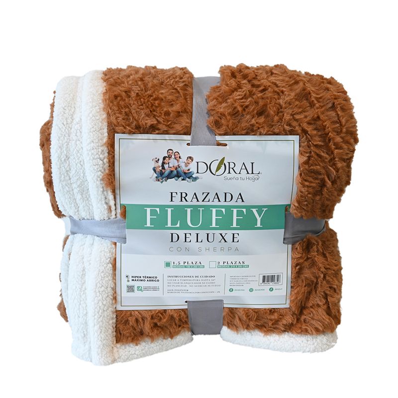 DORAL - Frazada Fluffly Sherpa Deluxe Doral