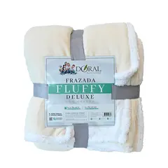 DORAL - Frazada Fluffly Sherpa Deluxe