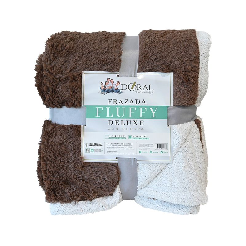 DORAL - Frazada Fluffly Sherpa Deluxe Doral