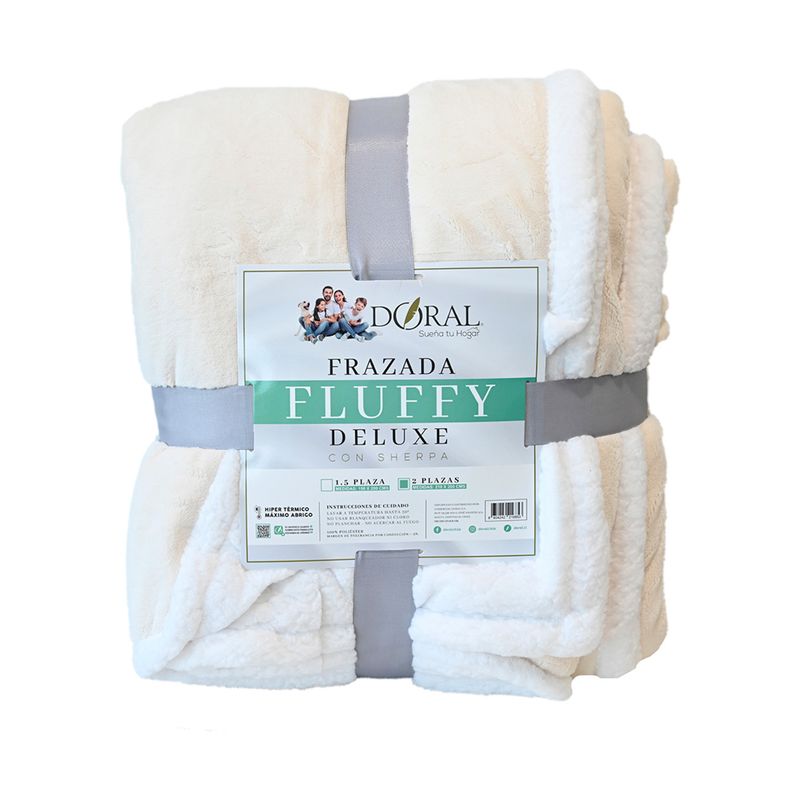 DORAL - Frazada Fluffly Sherpa Deluxe Doral