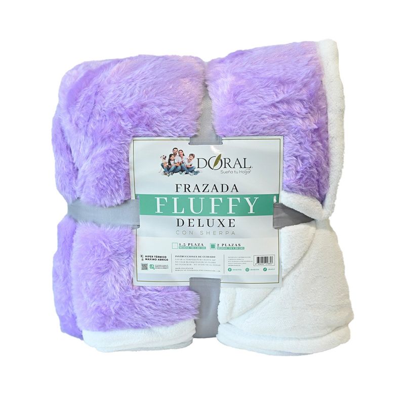 DORAL - Frazada Fluffly Sherpa Deluxe Doral
