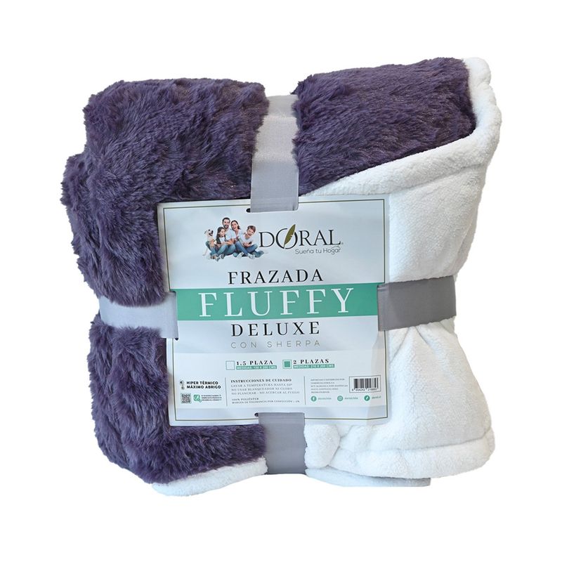 DORAL - Frazada Fluffly Sherpa Deluxe Doral