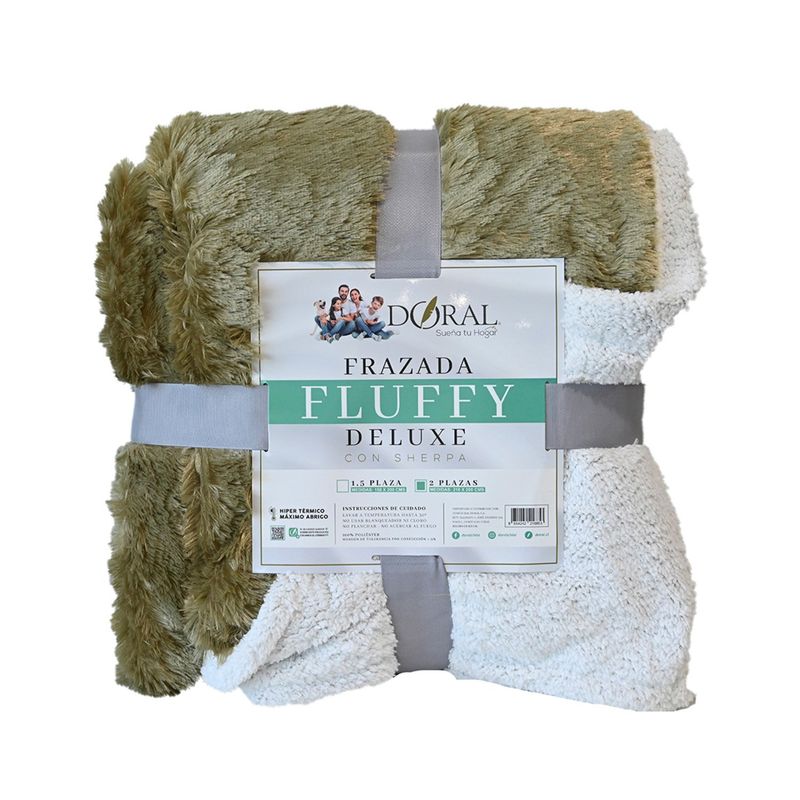 DORAL - Frazada Fluffly Sherpa Deluxe Doral