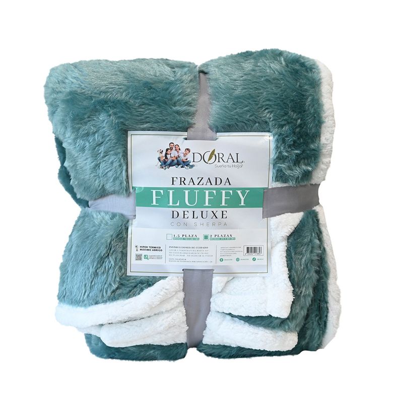 DORAL - Frazada Fluffly Sherpa Deluxe Doral