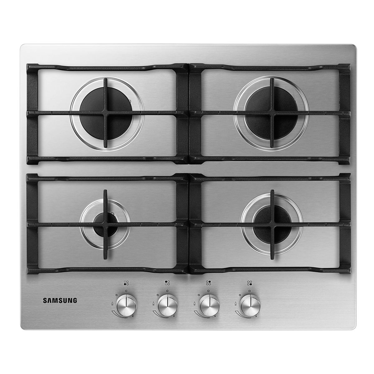 SAMSUNG - Encimera a Gas 4 Quemadores Gris Samsung