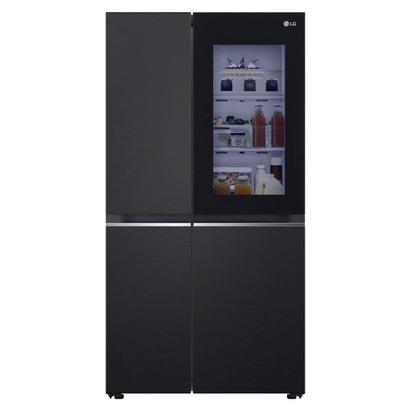 LG - Refrigerador Side By Side con Instanview  637Lt GS66BVM LG