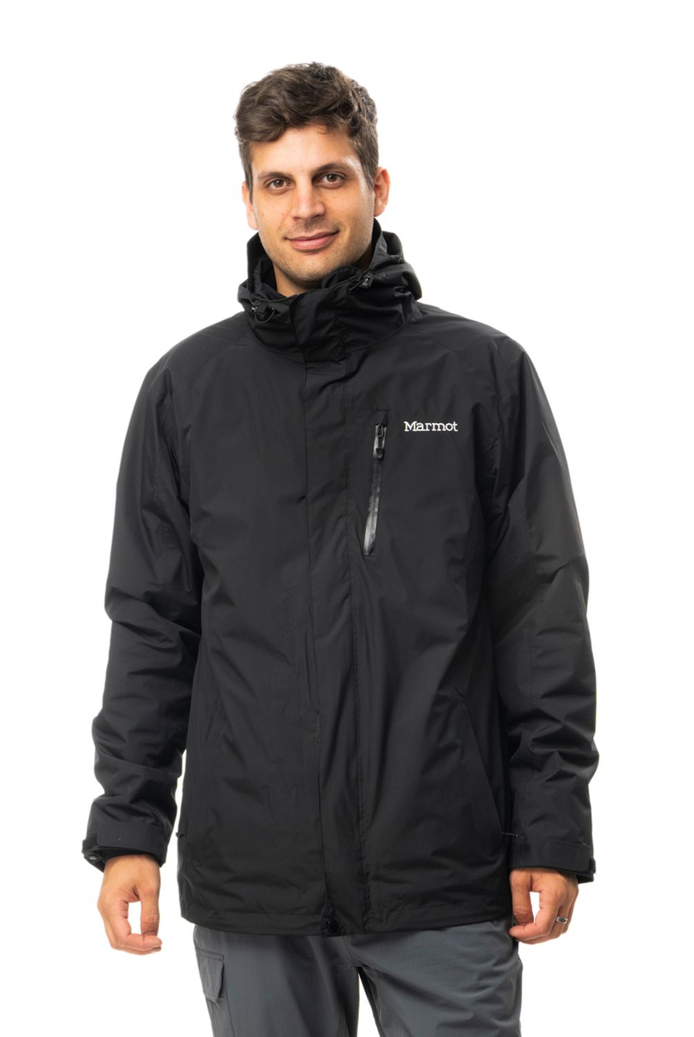 MARMOT - Chaqueta 3 En 1 Campisi Nori Hombre Marmot