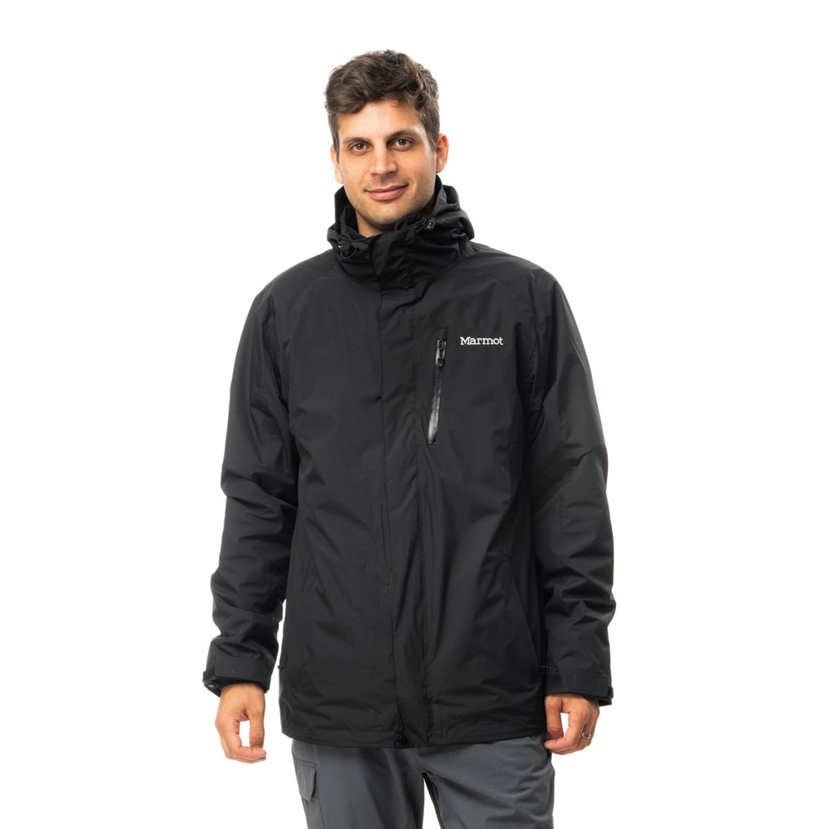 MARMOT - Chaqueta 3 En 1 Campisi Nori Hombre Marmot