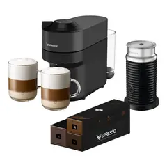 NESPRESSO - Cafeteras con Cápsulas Edición Limitada Vertuo Pop Negra
