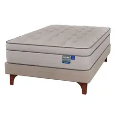 FLEX - Cama Europea Natural Pocket 1.5 Plazas +