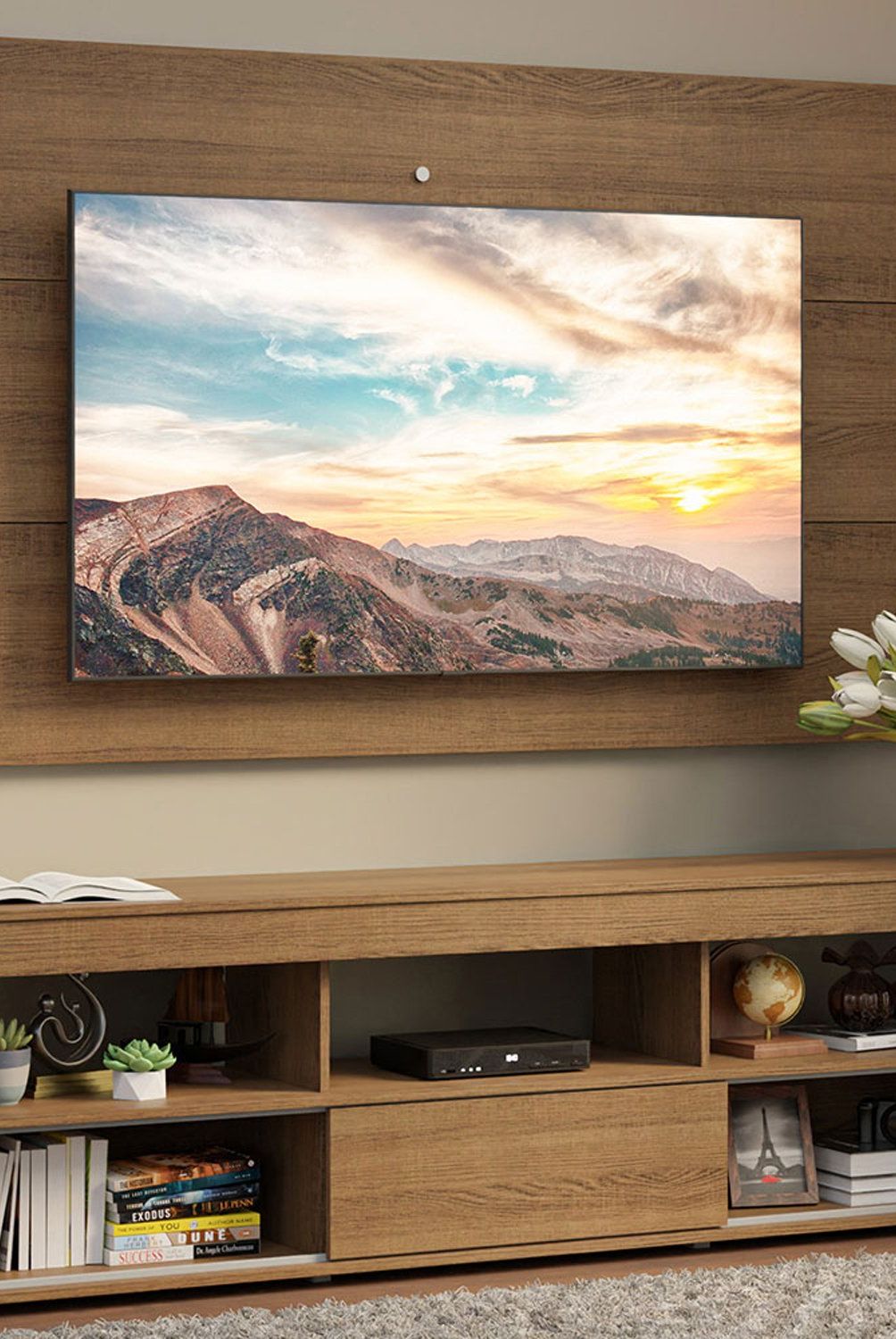VEKKAHOME - Rack + Panel Tv Orlando 65" Vekkahome