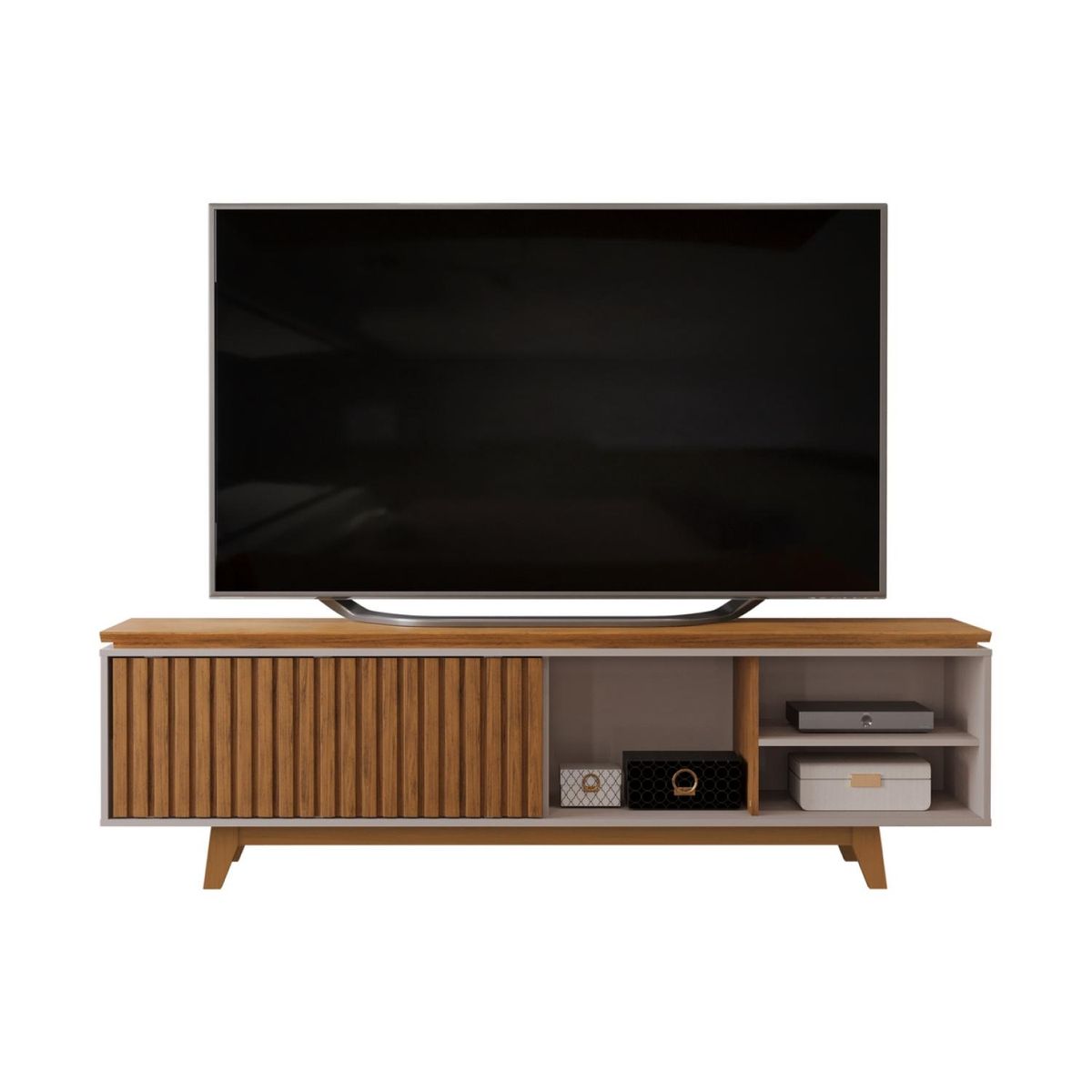 VEKKAHOME - Rack Tv Loren Cafe 75" Vekkahome