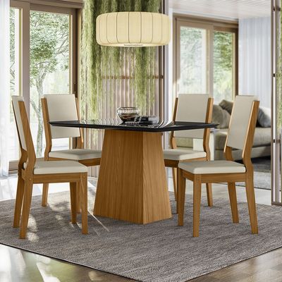 Imagen 2 del producto Comedor Barbi Carol Light 4 Sillas