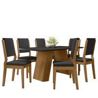 Comedor Fer Carol Dark 6 Sillas