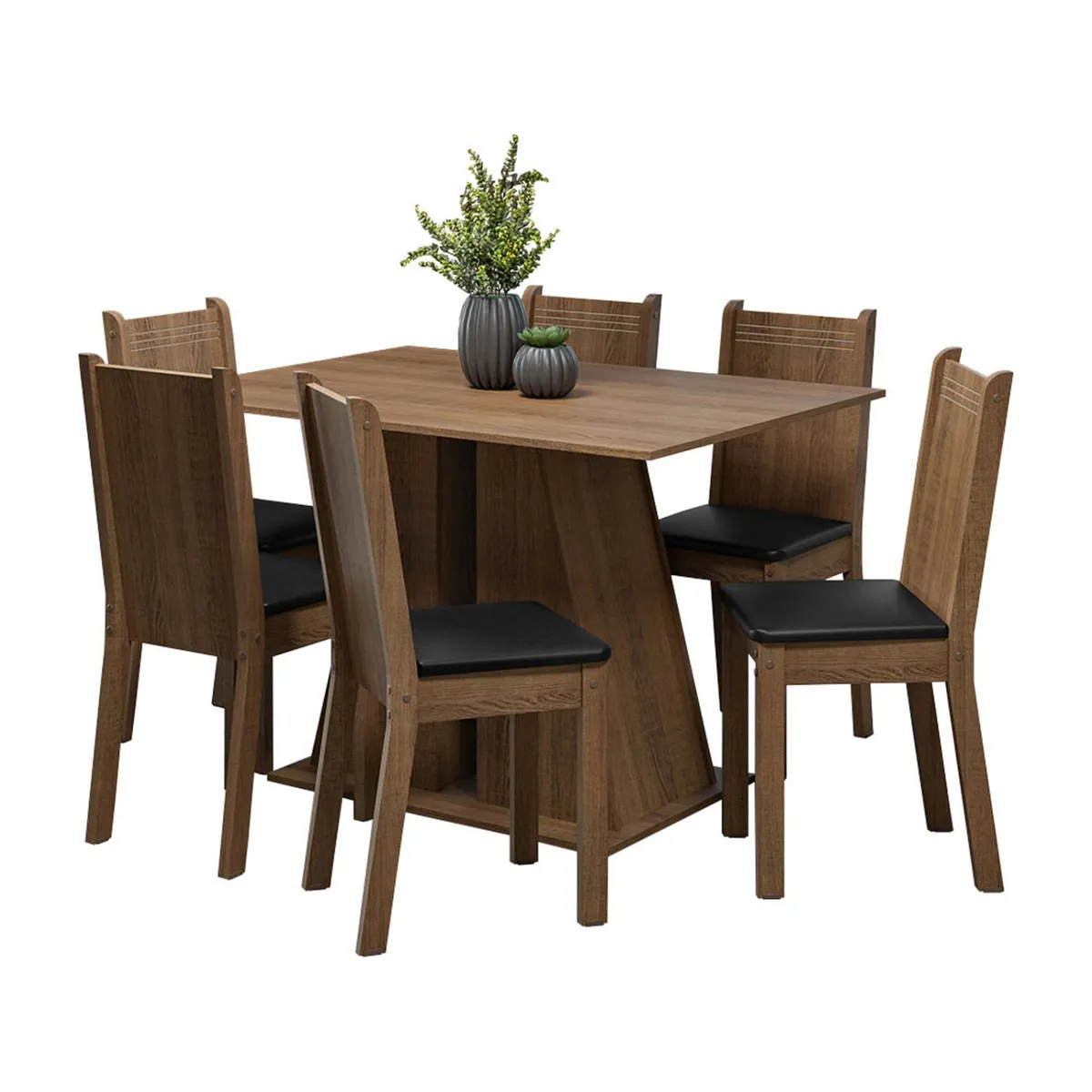 VEKKAHOME - Comedor Angelo Luz 6 Sillas Vekkahome