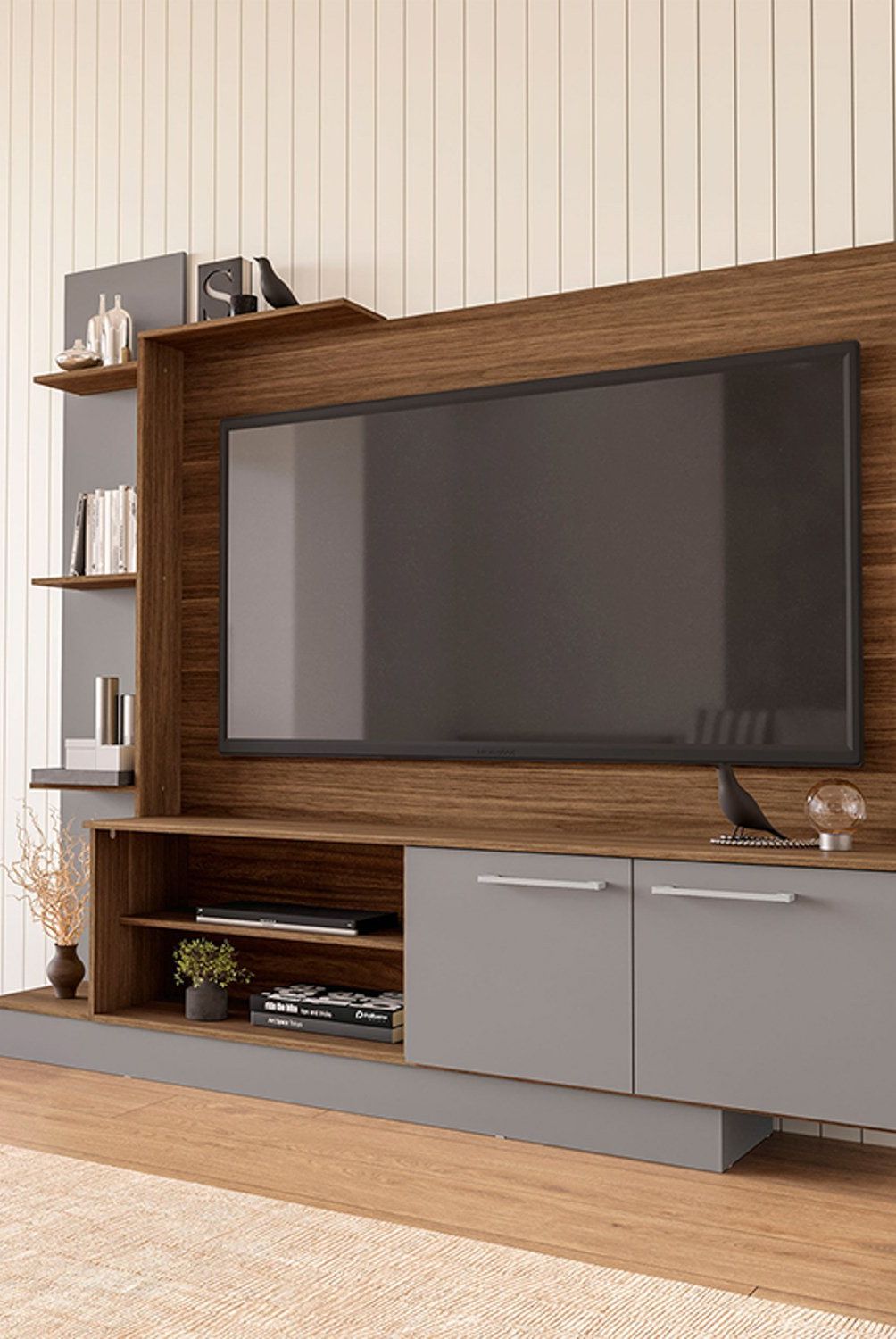 VEKKAHOME - Home Tv Reina 55" Gris Vekkahome