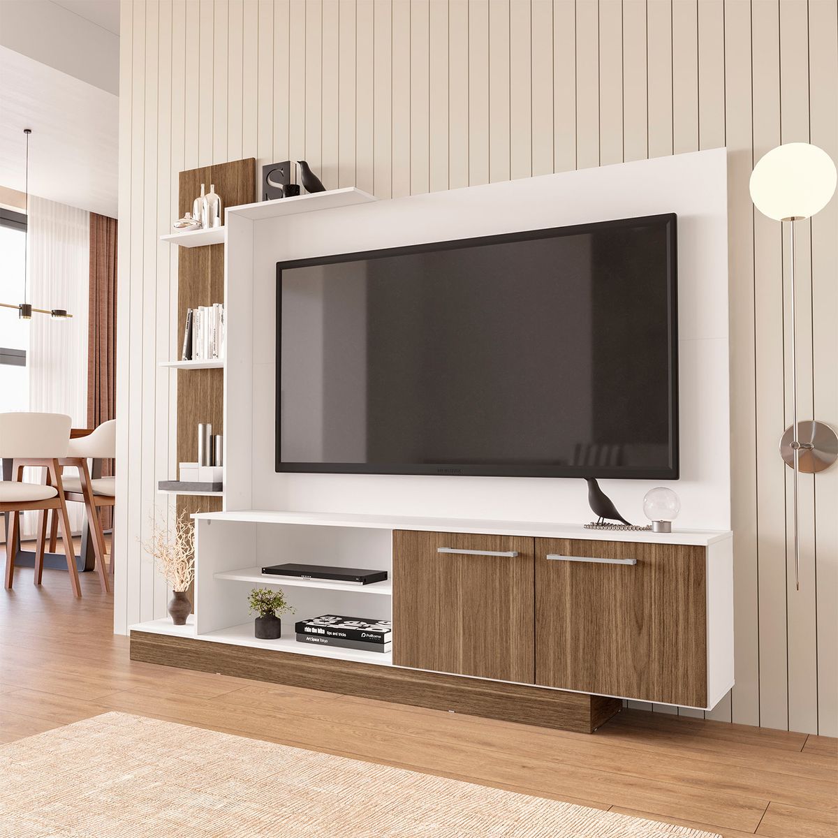 VEKKAHOME - Home Tv Reina 55" Blanco Vekkahome