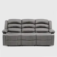 DANIELS - Sofá 3 Cuerpos Reclinable Praga Tela
