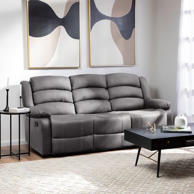 Imagen 2 del producto Sofá Reclinable 3 Cuerpos Praga Tela