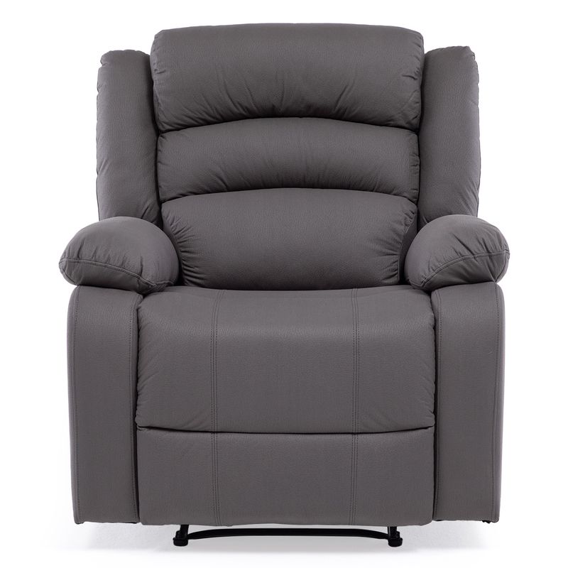 DANIELS - Berger Reclinable Praga Tela Gris Daniels