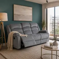 DANIELS - Sofá Reclinable 3 Cuerpos New Dan Tela