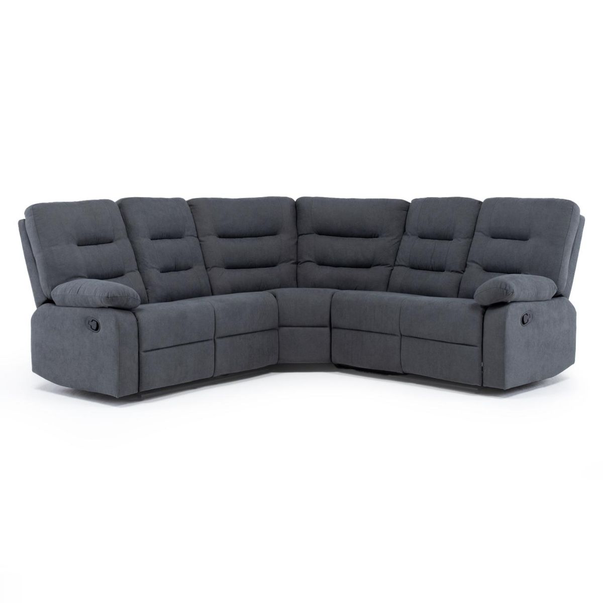 DANIELS - Sofá Seccional Reclinable 5 Cuerpos Malibu Tela Daniels