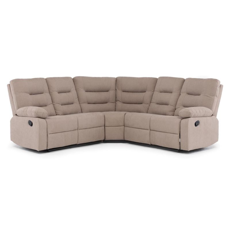 DANIELS - Sofá Seccional Reclinable 5 Cuerpos Malibu Daniels