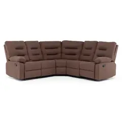DANIELS - Sofá Seccional Reclinable 5 Cuerpos Malibu Tela