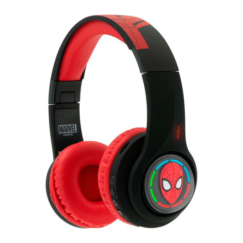VAIS - Audifonos 3D Luces Bluetooth 3054-SM Spider-Man