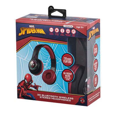 Imagen 2 del producto Audifonos 3D Luces Bluetooth 3054-SM Spider-Man