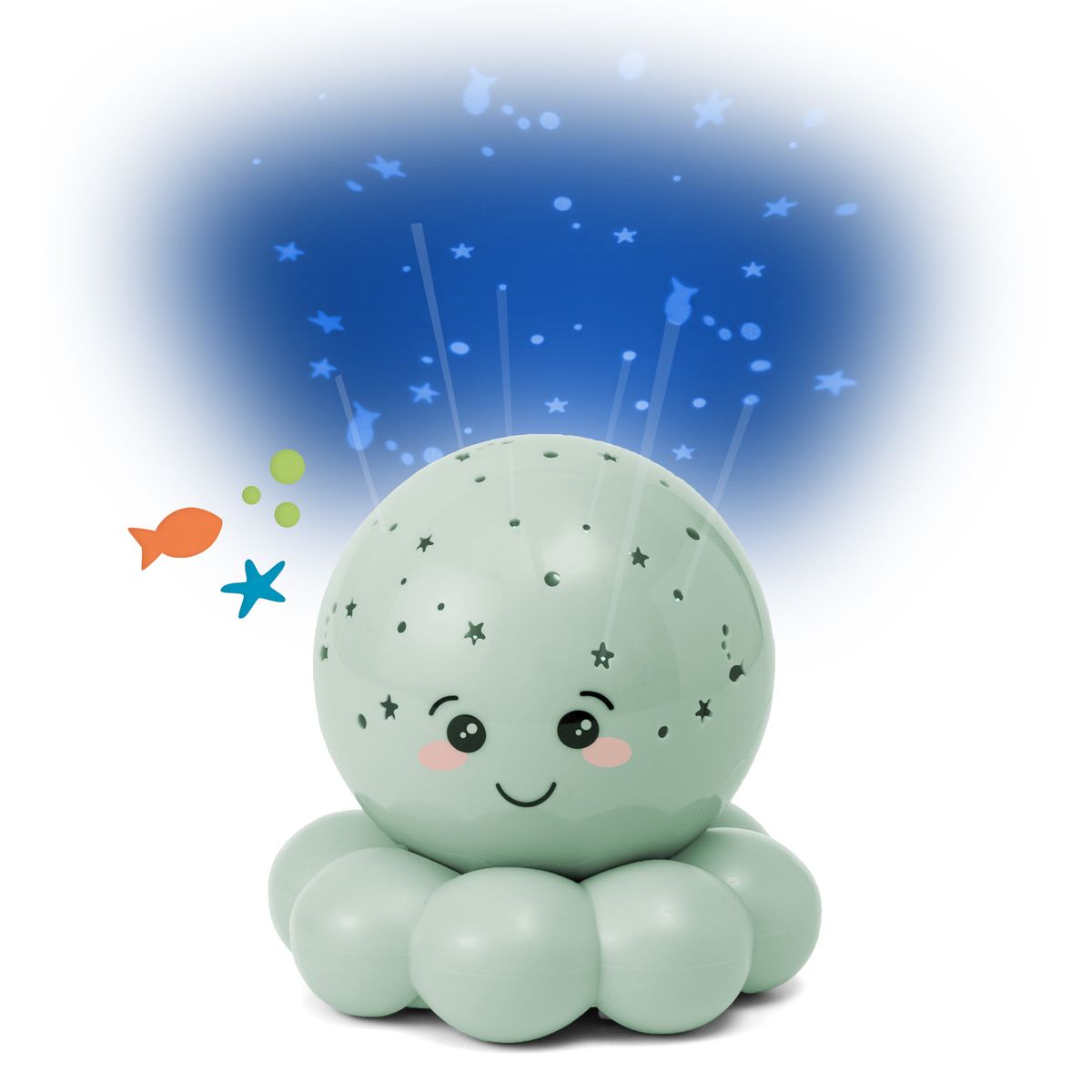 CLOUD B - Luz Nocturna Pulpo Twinkles To Go Octo Verde Cloud B