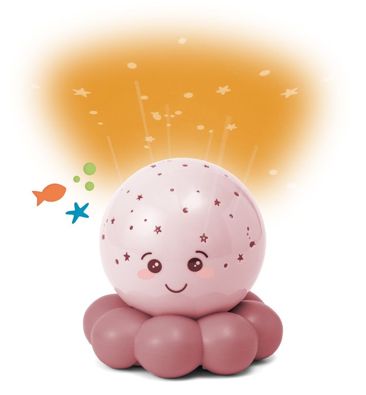 Luz Nocturna Pulpo Twinkles To Go Octo Rosado