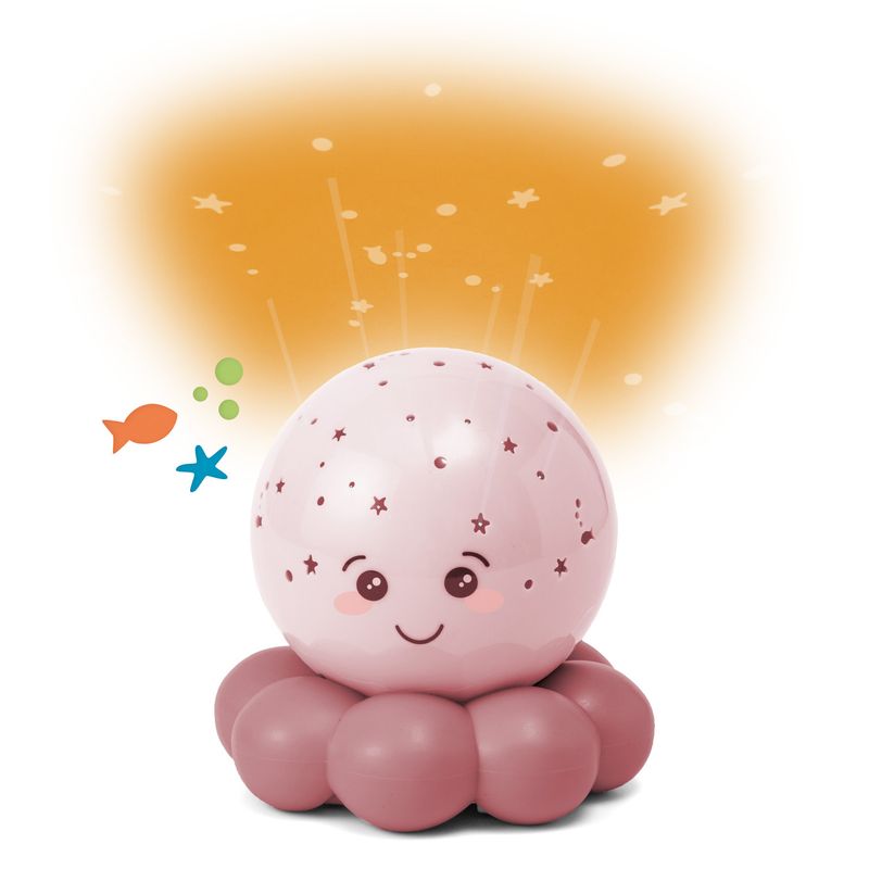 CLOUD B - Luz Nocturna Pulpo Twinkles To Go Octo Rosado Cloud B