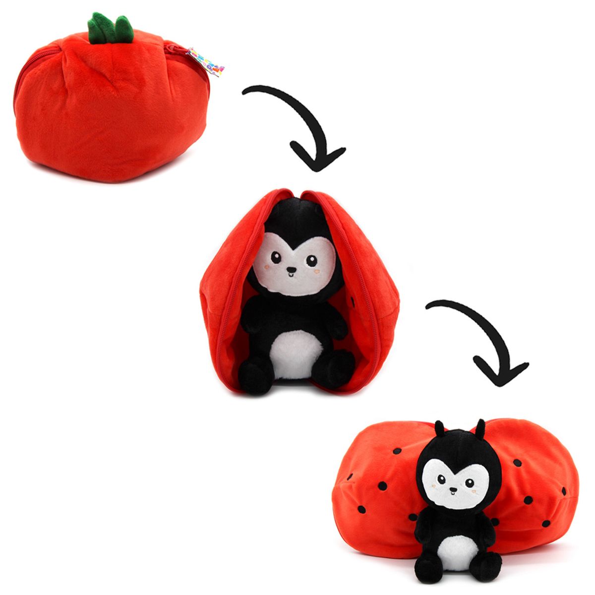 GENERICO - Peluche Comet La Chinita Tomate Flipetz