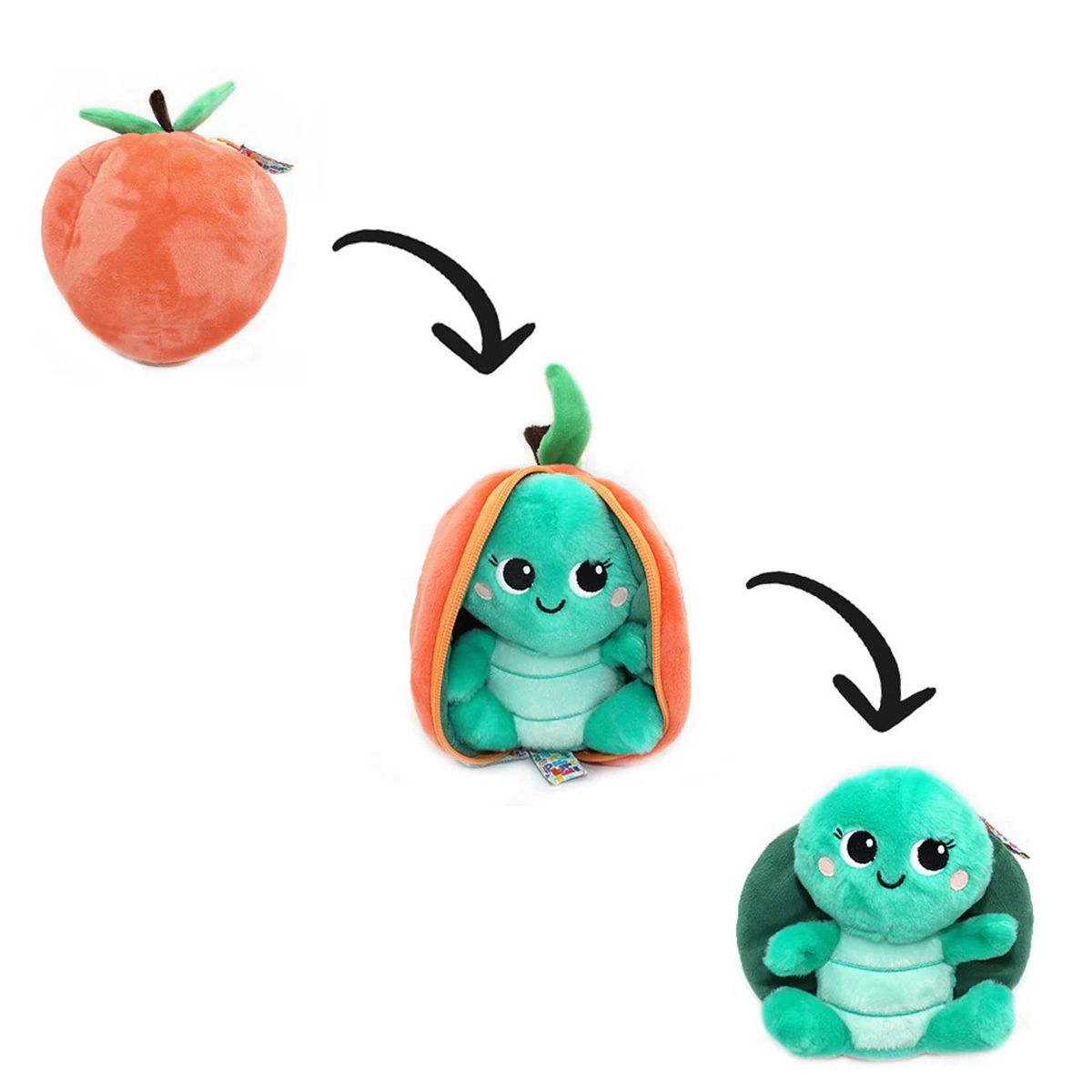 GENERICO - Peluche Corvet La Tortuga Durazno Flipetz