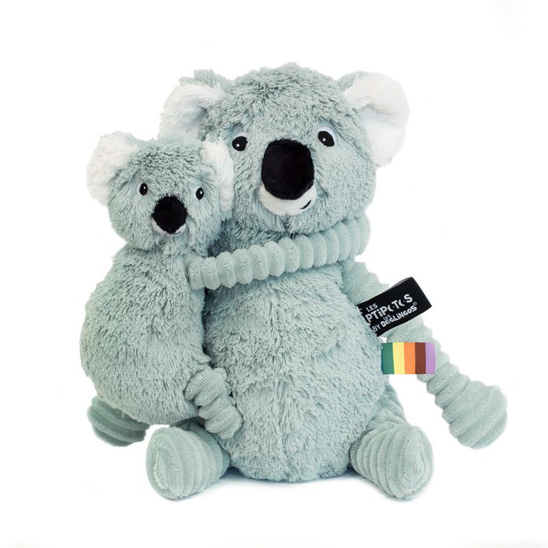 GENERICO - Peluche Koala Trankilou Mama Y Bebe Menta Les Ptipotos