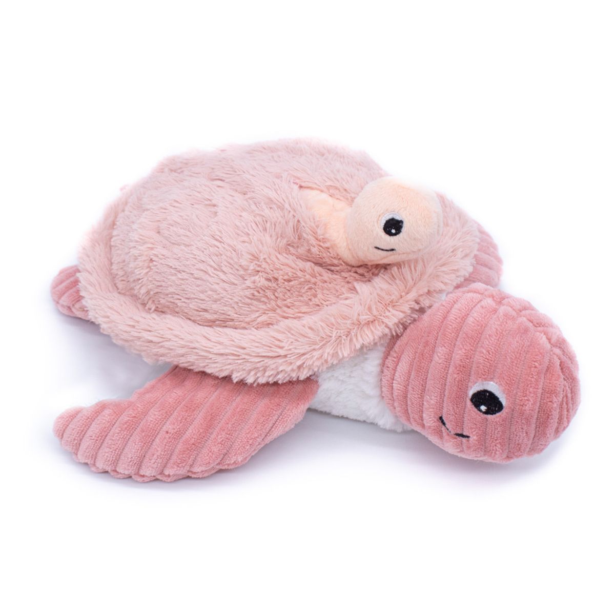 LES PTIPOTOS - Peluche Tortuga Sauvenou Mama Y Bebe Rosa Les Ptipotos