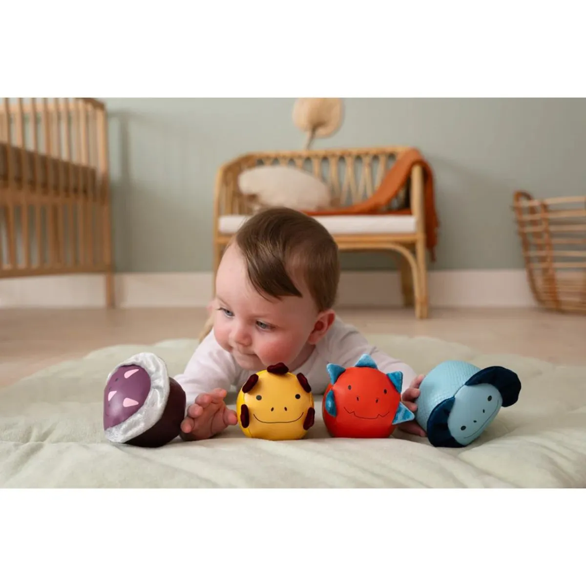 LITTLE BIG FRIENDS - Set de 4 Dooballs Dino Little Big Friends
