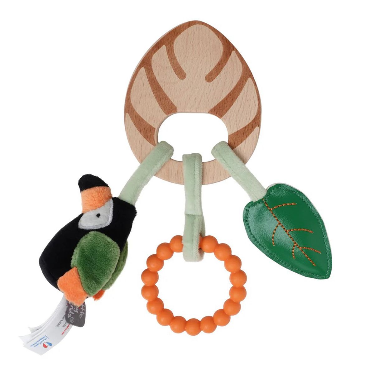 LITTLE BIG FRIENDS - Sonajero de Madera Selva Little Big Friends