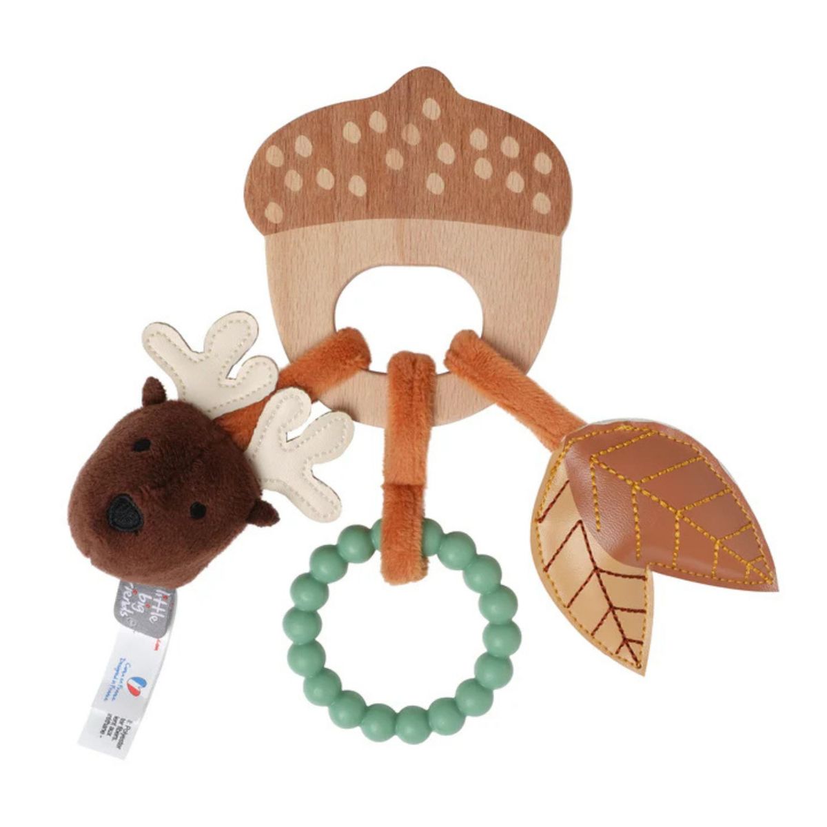 LITTLE BIG FRIENDS - Sonajero de Madera Bosque Little Big Friends