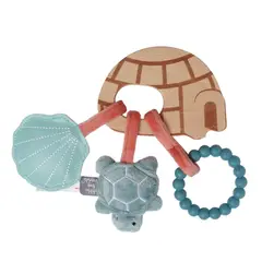 LITTLE BIG FRIENDS - Sonajero de Madera Oceano