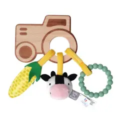 LITTLE BIG FRIENDS - Sonajero de Madera Granja