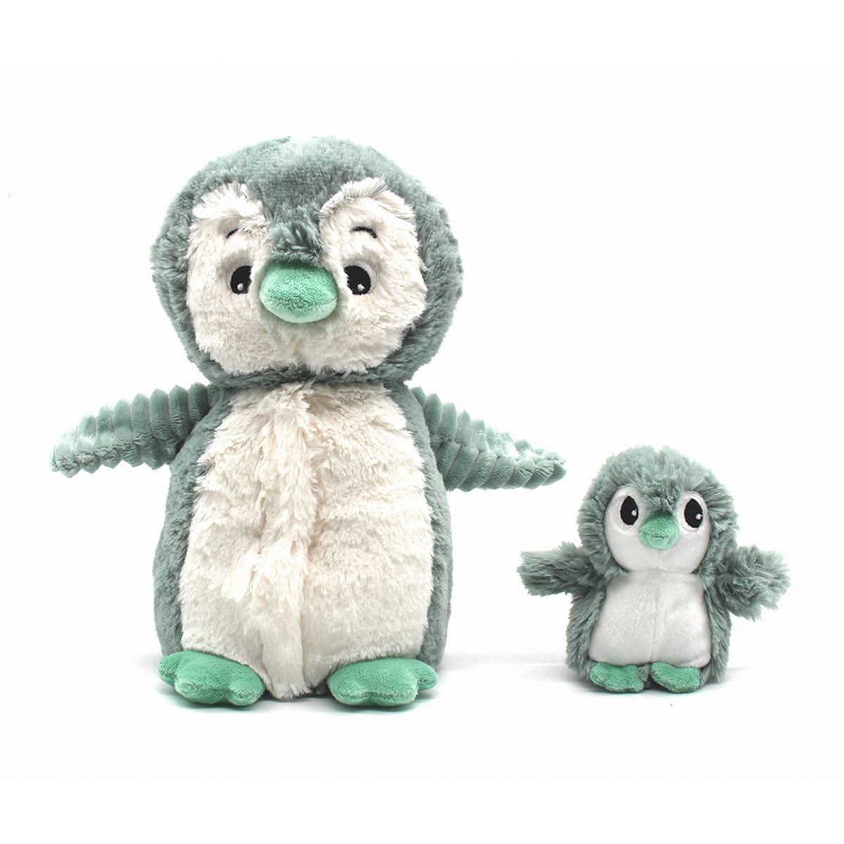 LES PTIPOTOS - Peluche Pinguino Iglou Mama Y Bebe Les Ptipotos
