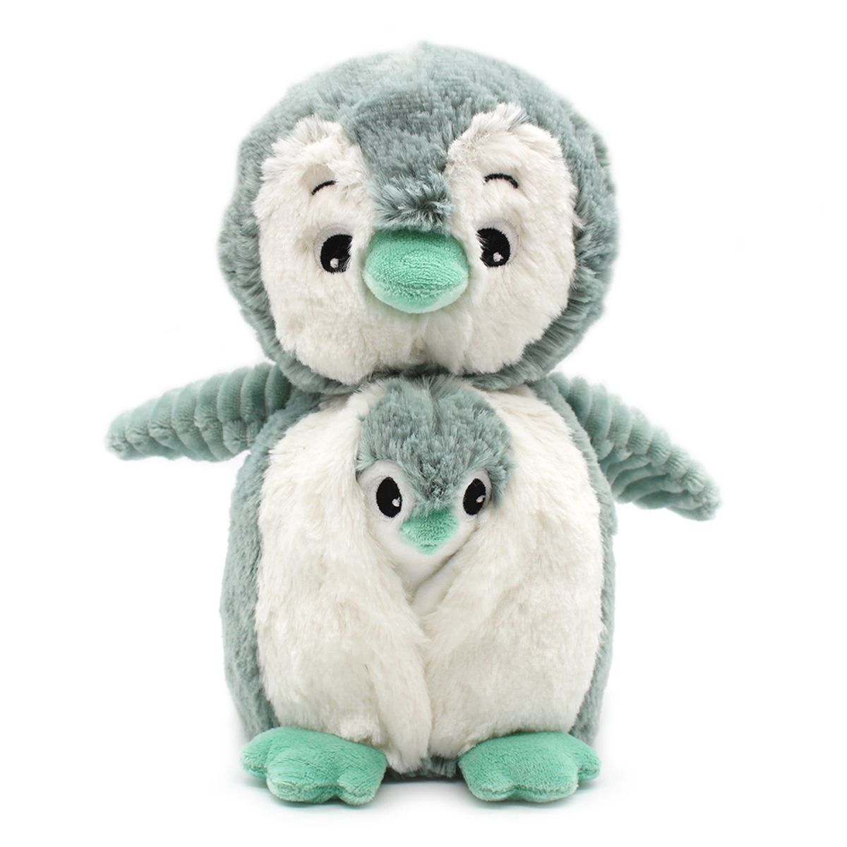 LES PTIPOTOS - Peluche Pinguino Iglou Mama Y Bebe Les Ptipotos